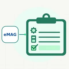 Descompunerea unei vânzări pe eMAG în comision, cost de livrare, provizion de retur și marjă rămasă