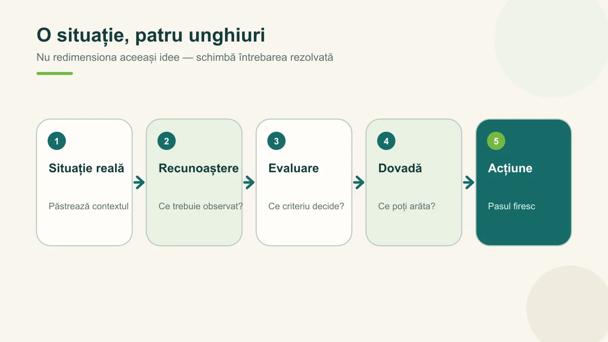 O situație reală devine patru unghiuri editoriale distincte