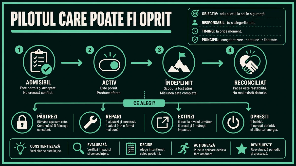 Pilot de marketplace în patru stări: admisibil, activ, îndeplinit și reconciliat